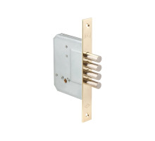 Замок врезной крестообразный 189/4MF (52 mm) (латунь), 5 кл.