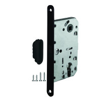 Корпус врезного замка с защелкой MAGNLN85-50 BL черный