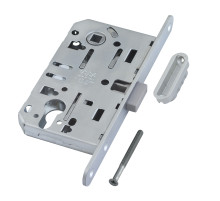 B06103.50.34.640 Корпус врезного замка магнитный под цил. (мат.хром) MEDIANA POLARIS с отв.пл.(скин)