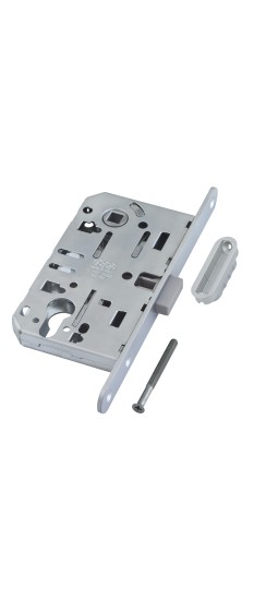 B06103.50.34.640 Корпус врезного замка магнитный под цил. (мат.хром) MEDIANA POLARIS с отв.пл.(скин)