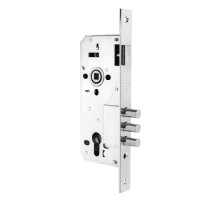 Корпус врезного замка с защёлкой DD900/C-45.85.3MR (900 3MR/CP W/B) CP хром