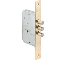 Замок врезной крестообразный 189/3MF (45 mm) (латунь), 5 кл.