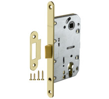 Корпус врезного замка c защёлкой PLASTP85C-50 (P85C-50) SG матовое золото