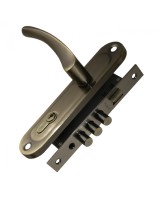 Замок цилиндровый в комплекте с ручкой LOCKSET15.CRONA.4061-3 (KIT P15 4061/3 CRONA) AB бронза