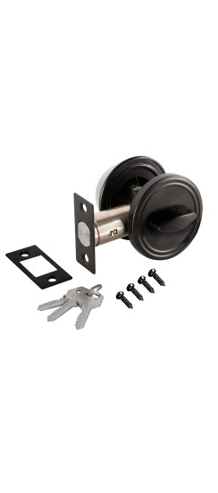 Замок врезной DK.002 BK BL черный