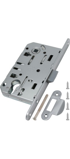 Корпус замка под цилиндр MEDIANA EVOLUTION B01103.50.06.567 с отв. планкой B01000.13 (никель)