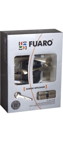 Замок цилиндровый с в комплекте с ручкой LOCKSET.9011 (SET F9011) AB бронза