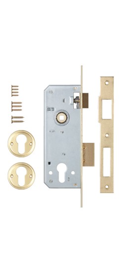 Корпус врезного замка с защёлкой 152/R (35 mm) w/b (латунь)