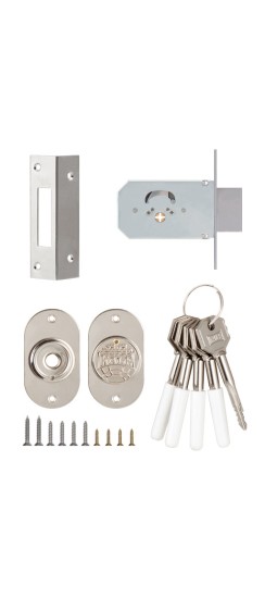 Замок врезной крестообразный 156/F (45 mm), 5 кл.