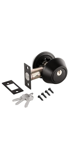 Замок врезной DK.001 ET BL черный