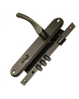 Замок цилиндровый в комплекте с ручкой LOCKSET90.CRONA.4585-3 (KIT P90 4585/3 CRONA) AB бронза