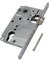 Корпус врезного замка под цилиндр CENTRO B01025.50.06 ригель+защёлка (никель)