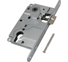 Корпус врезного замка под цилиндр CENTRO B01025.50.06 ригель+защёлка (никель)