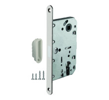 Корпус врезного замка с защелкой MAGNLN85-50 SN мат.никель