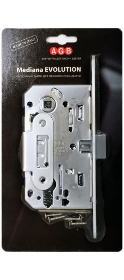Корпус замка под цил. MEDIANA EVOLUTION B01103.50.34.567 с отв. планкой B01000.13 (мат хром)