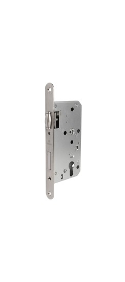 Замок врезной DD.INOX/C-55.72/R с роликовой защелкой