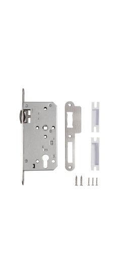 Замок врезной DD.INOX/C-55.72/R с роликовой защелкой