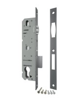 Корпус узкопрофильного замка с роликовой защёлкой PROF5124-30 CP хром