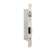 Корпус узкопрофильного замка с роликовой защёлкой 155 (30 mm) w/b (никель)