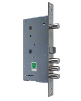 Замок врезной сувальдный с задвижкой и защёлкой ЗВ 30.15, 4 кл. /123:455/