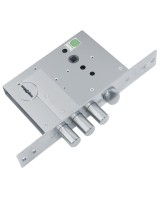 Замок врезной сувальдный с защёлкой ЗВ 50.11, 4 кл. (длинный кл. 59 мм) /123:004/