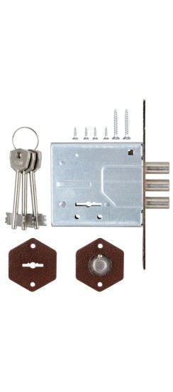 Замок врезной сувальдный ЗВ8-6/13 (без отв. планки), 3 кл. /73100/