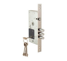 Замок врезной сувальдный с защёлкой 252/RL, 5 кл. (кл. 60 мм)