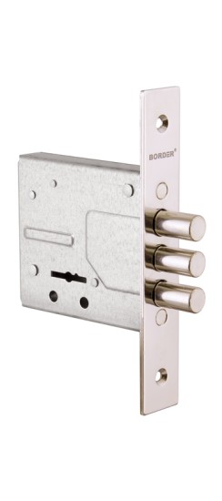 Замок врезной сувальдный ЗВ8-8У с ригелем 12 мм, 3 кл. /76314/