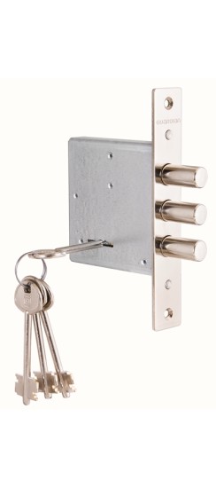 Замок врезной сувальдный ЗВ 10.01 (без отв. планки), 4 кл. /128:3930/