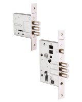 Комплект врезных замков BORDER Standart с ригелем 12 мм (ЗВ8-8У, ЗВ4-3/55), 3 кл. /76314+78931/