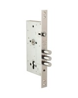 Корпус врезного цилиндрового замка с защёлкой 252/R w/b (тех. комплектация)