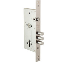 Корпус врезного цилиндрового замка с защёлкой 252/R w/b (тех. комплектация)