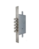 Замок врезной сувальдный ЗВ8 341.1.1 с тягами, 5 кл. (ключ 60 мм)