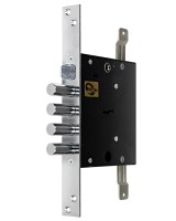 Замок врезной сувальдный с защёлкой ЗВ9 143.1.0 с тягами, 5 кл.