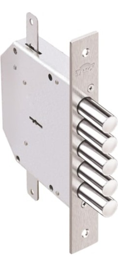 Замок врезной сувальдный Гранит 1.06.02 с тягами, 5 кл. /00407/