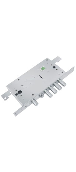 Замок врезной двухсистемный ЗВ 25.12 Т с тягами, 5 кл. (длинный кл. 54 мм) /123:211/