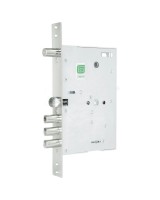 Замок врезной сувальдный с задвижкой и защёлкой ЗВ 80.15 TERMO, 4 кл. (длин. кл. 59 мм)  /128:6050/