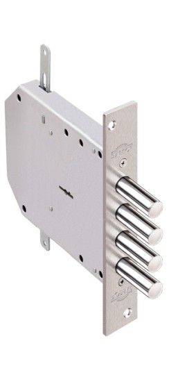 Замок врезной сувальдный Базальт 1.05.03 с тягами, 5 кл. /00398/