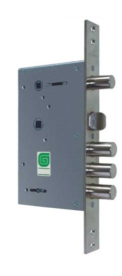 Замок врезной сувальдный с задвижкой и защёлкой ЗВ 30.12, 4 кл. /123:107/