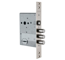 Замок врезной сувальдный с защёлкой ЗВ 50.11, 4 кл. /123:125/