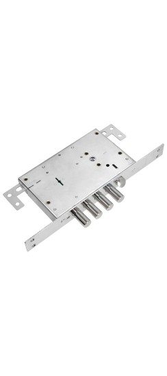 Замок врезной сувальдный с защёлкой ЗВ 71.14 Т с тягами, 5 кл. /128:4136/