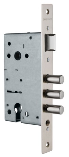 Корпус врезного замка с защёлкой ЗВ 12.11 /123:34/