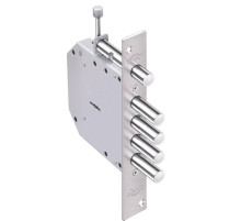 Замок врезной сувальдный с задвижкой Базальт 1.05.02, 5 кл. /00396/