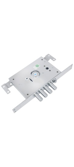 Замок врезной сув. с защёлк ЗВ 21.14 Т (прав) со смен.мех-ом, (без накл), дл. кл. 54мм, 5+1/123:451/