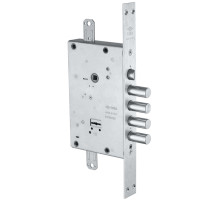 Замок врезной сувальдный с защёлкой NEW CAMBIO FACILE 57.685.48 (тех. упаковка), ключ 64 мм