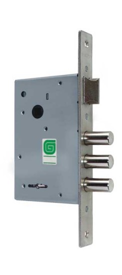 Замок врезной сувальдный с защёлкой ЗВ 10.11, 4 кл. /128:3753/