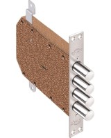 Замок врезной сувальдный Сапфир 1.09.06 с тягами, 5 кл. /22442/