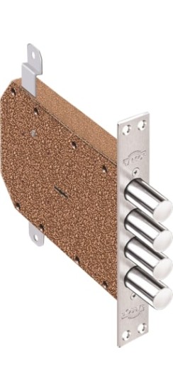 Замок врезной сувальдный Сапфир 1.09.06 с тягами, 5 кл. /22442/