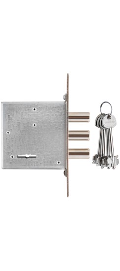 Замок врезной сувальдный ЗВ 10.01 (без отв. планки), 4 кл. /128:3930/