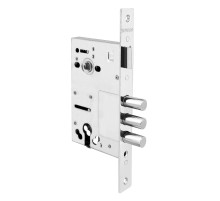 Корпус врезного замка c защёлкой MDV811/C-60.85.3R14